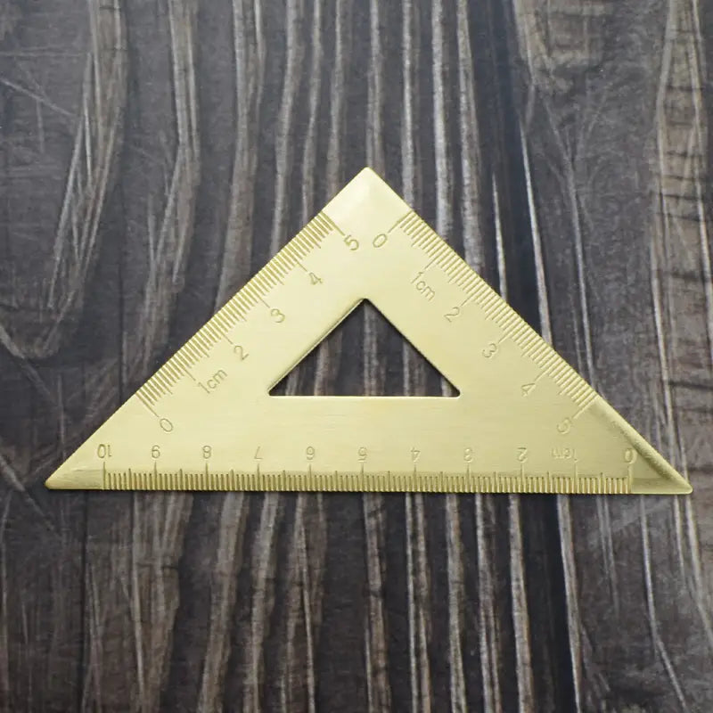 Solid Brass Triangle.