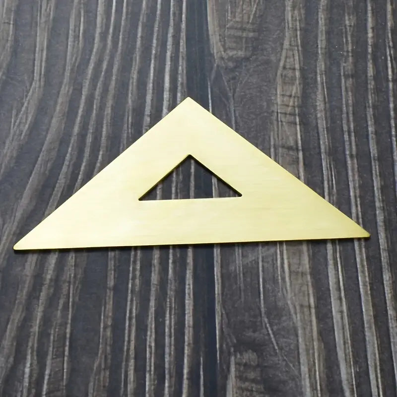 Solid Brass Triangle.