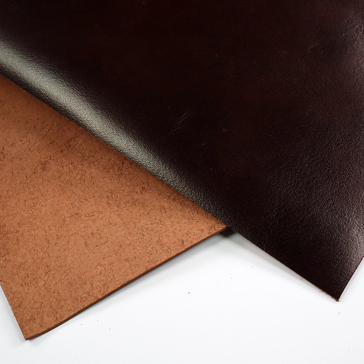 Buffalo Calf Cabernet 3-4oz Leather Pieces