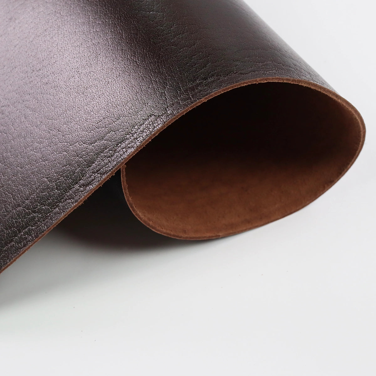 Buffalo Calf Dark Brown 3-4oz Leather Pieces