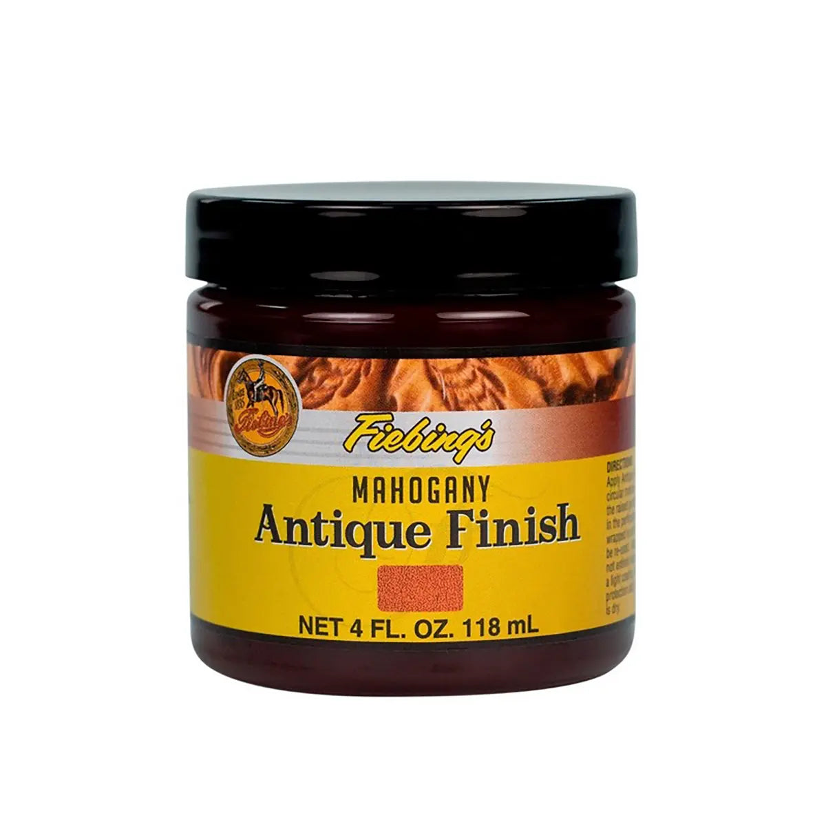 Fiebings Antique Finish 4 Ounce Bottle, Mahogany.