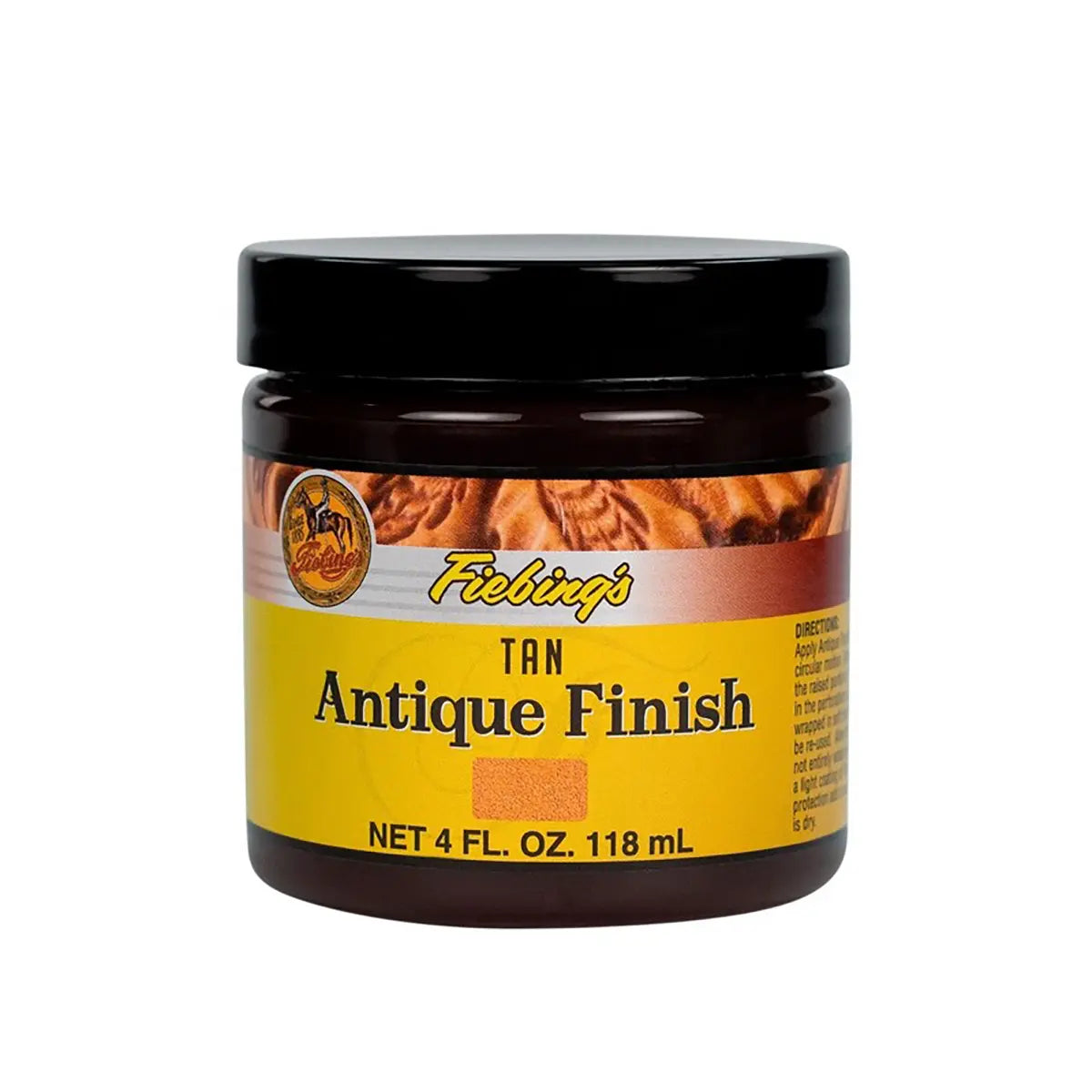Fiebings Antique Finish 4 Ounce Bottle, Tan.