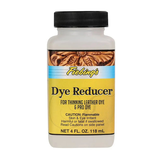 Fiebings Leather Dye Reducer 4 Ounce Bottle.