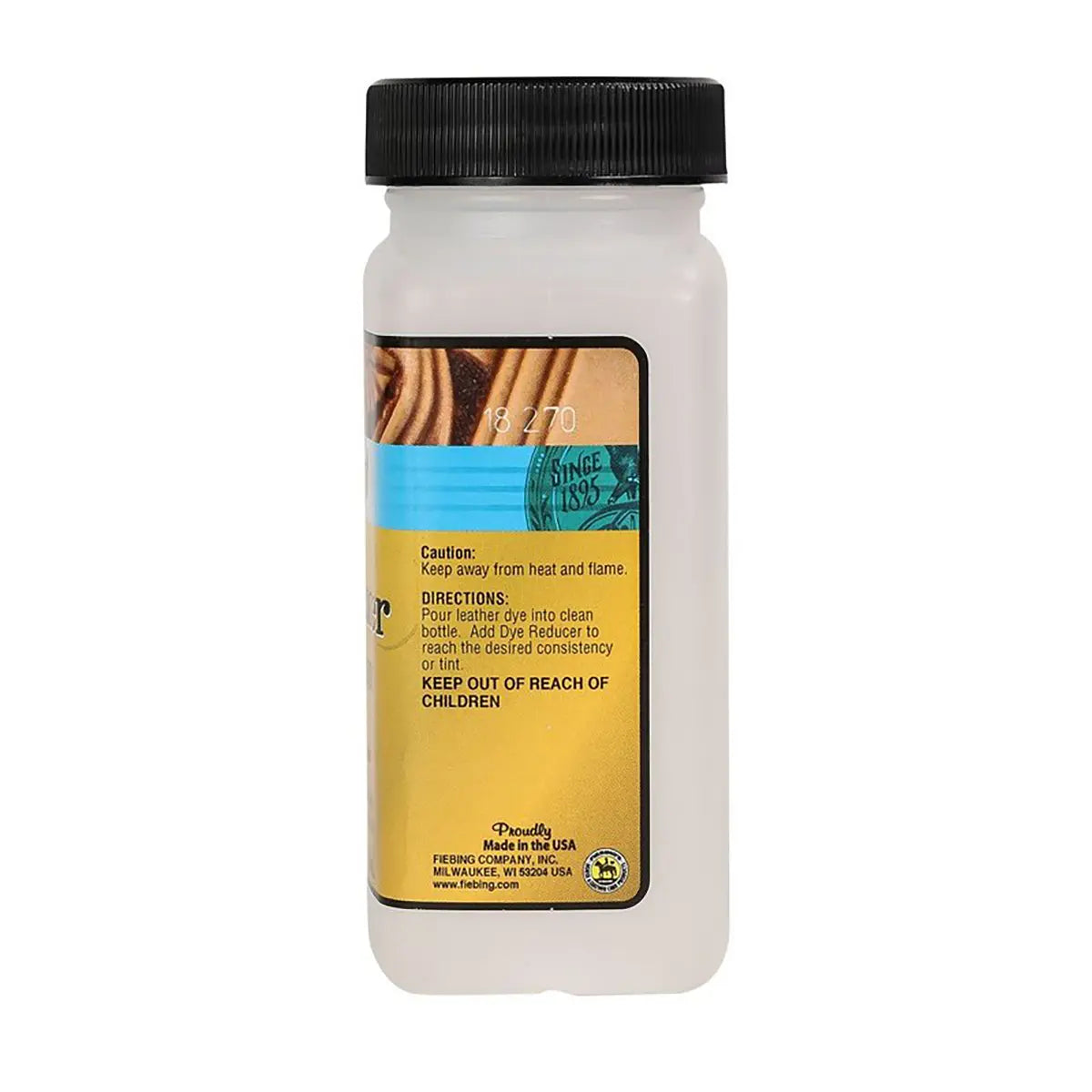 Fiebings Leather Dye Reducer 4 Ounce Bottle.