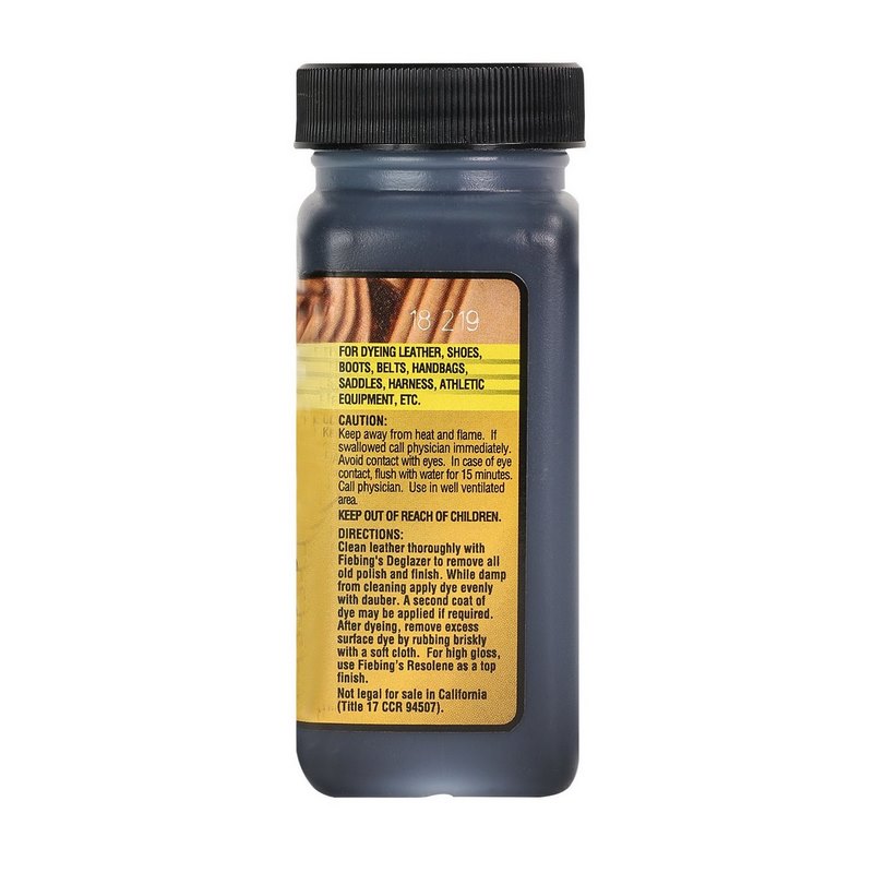 Fiebings Leather Dye 4 Ounce Bottle.