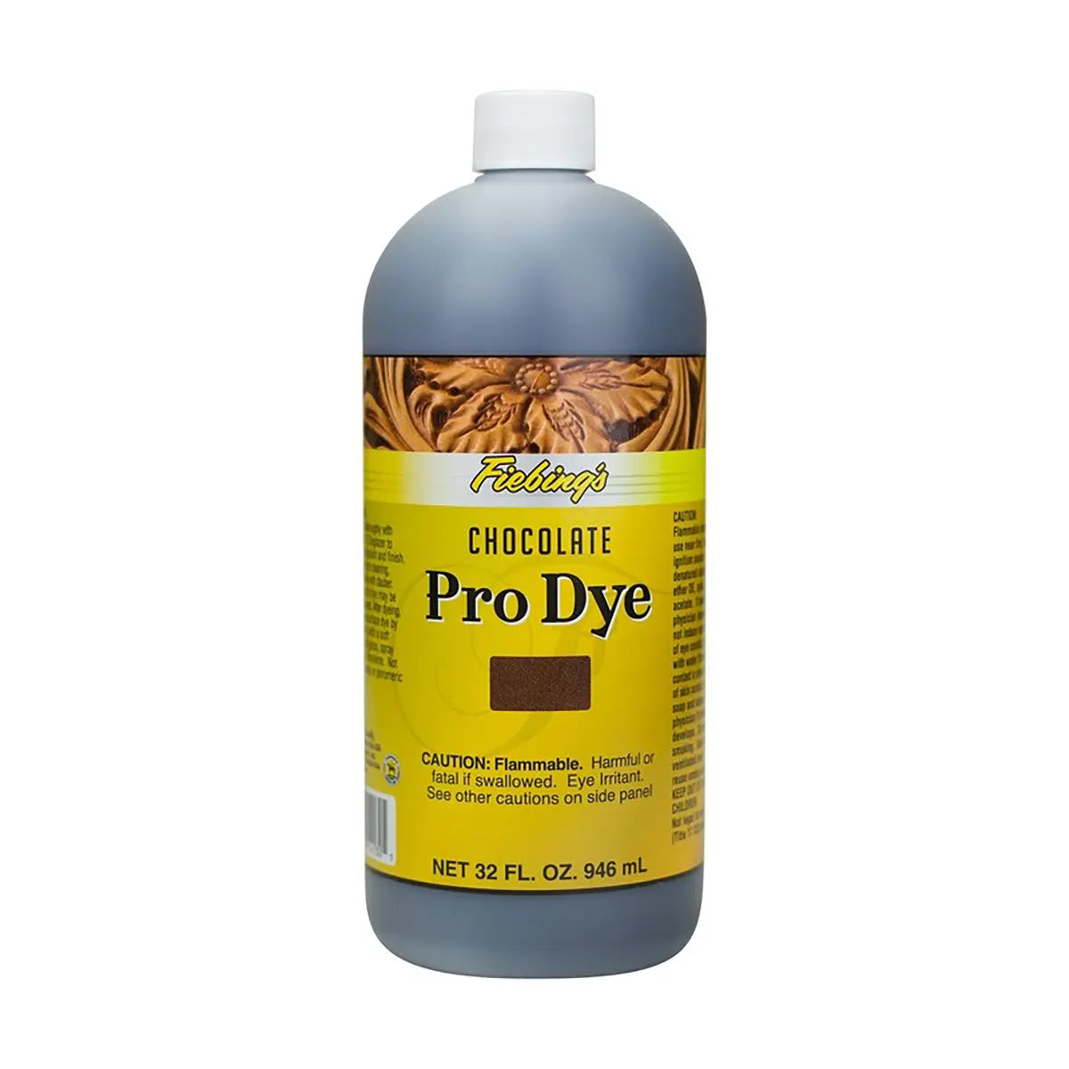 Fiebings Pro Dye 32 Ounce Bottle, Chocolate.