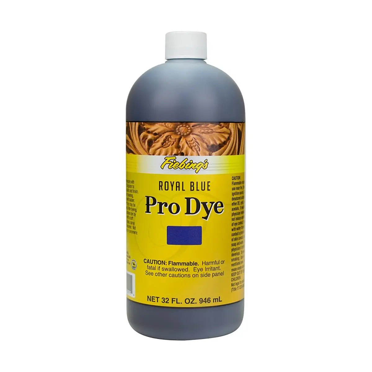 Fiebings Pro Dye 32 Ounce Bottle, Royal Blue.