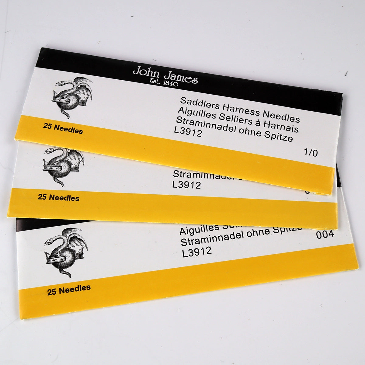 John James Saddlers Harness Needles 5 pack