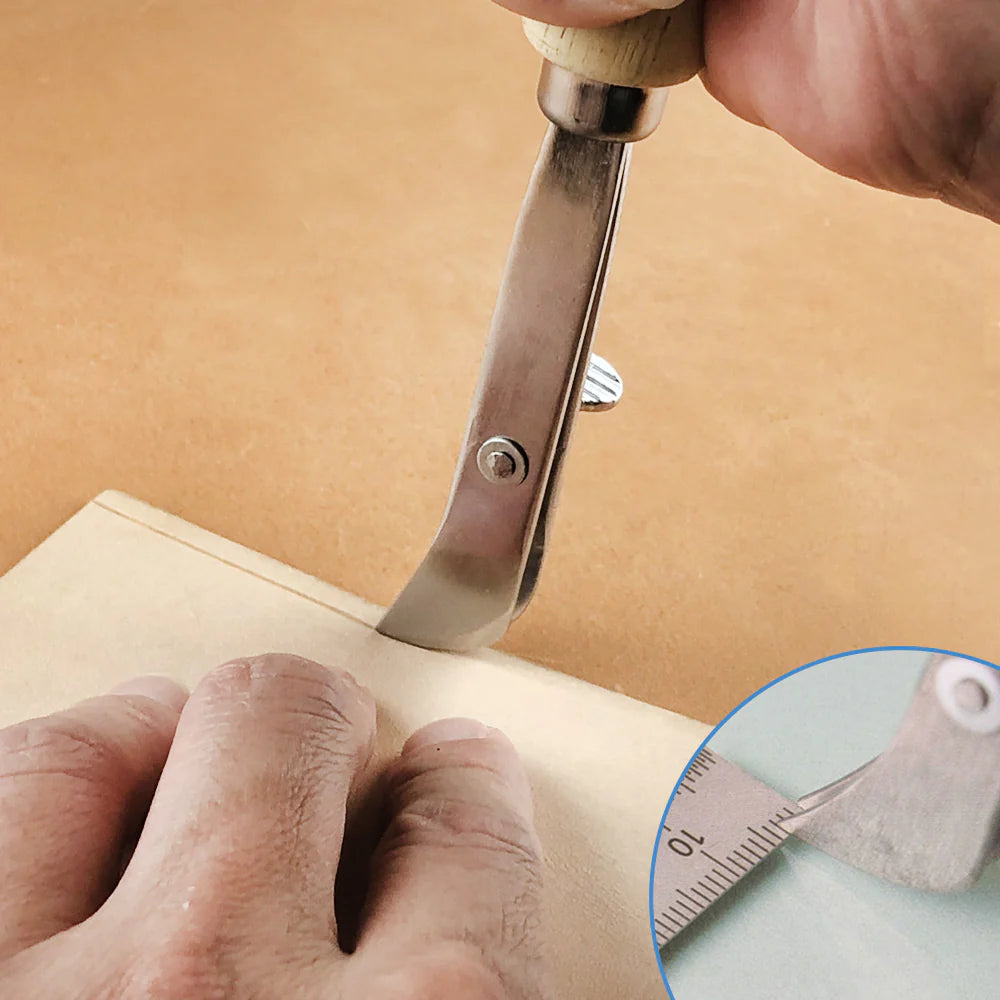 Owden Adjustable Leather Edge Scriber.