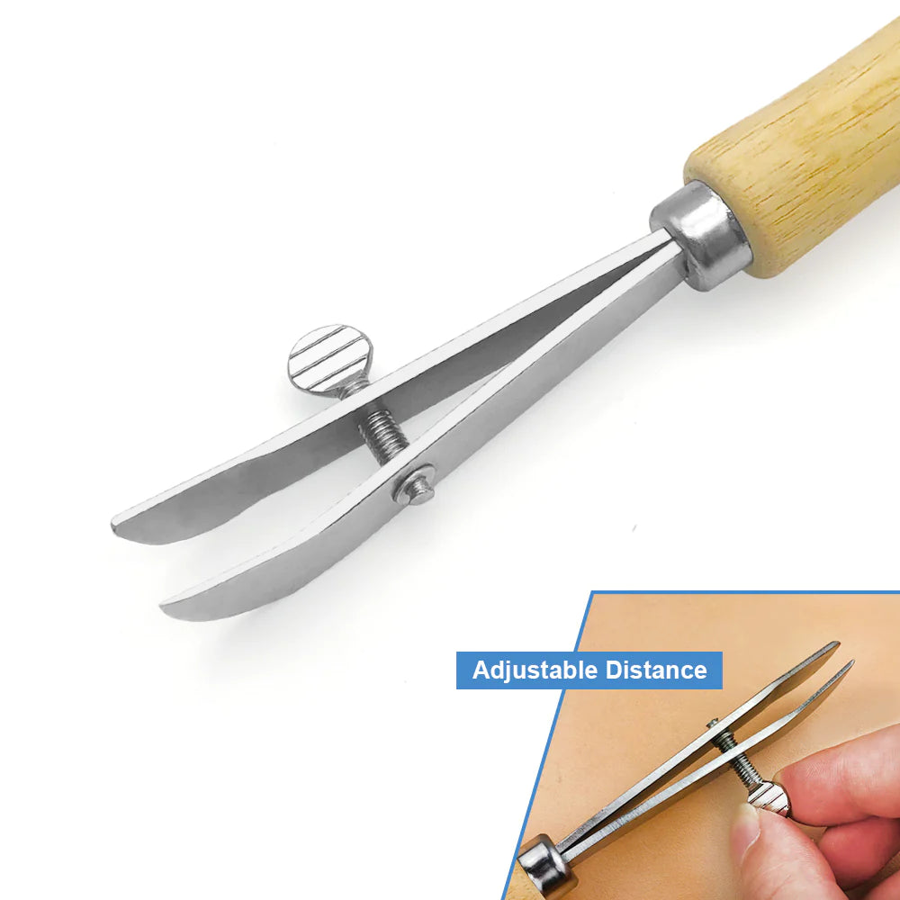 Owden Adjustable Leather Edge Scriber.