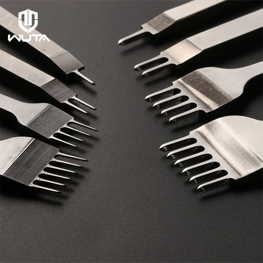 Wuta Polished Stitching Chisel Punch Set 4mm.