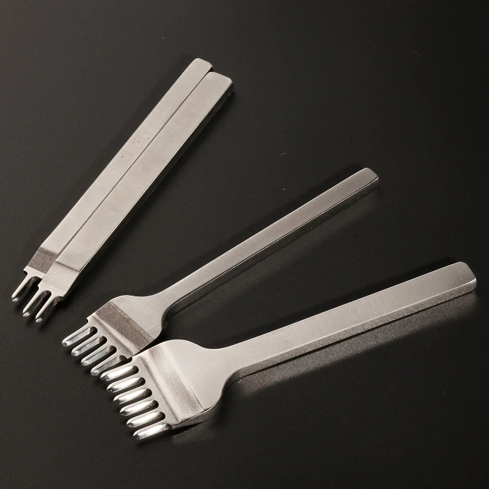 Wuta Polished Stitching Chisel Punch Set 4mm.