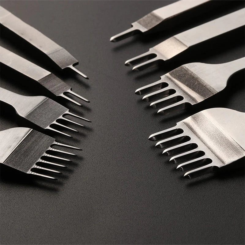 Wuta Polished Stitching Chisel Punch Set 4mm.