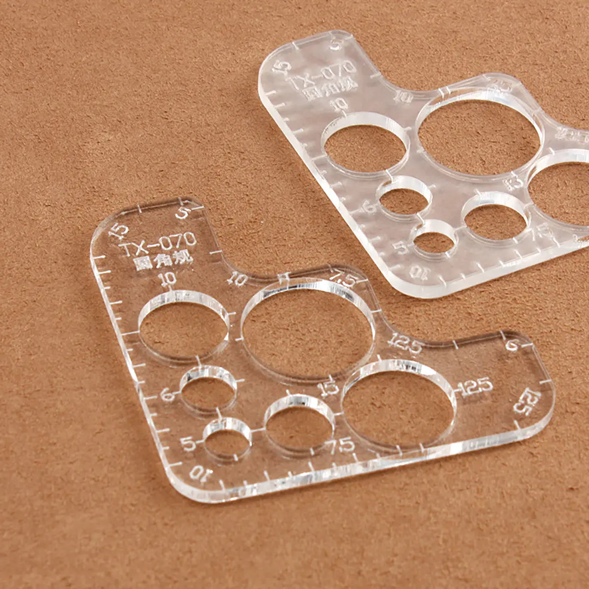 Acrylic Corner Radius and Circle Template.