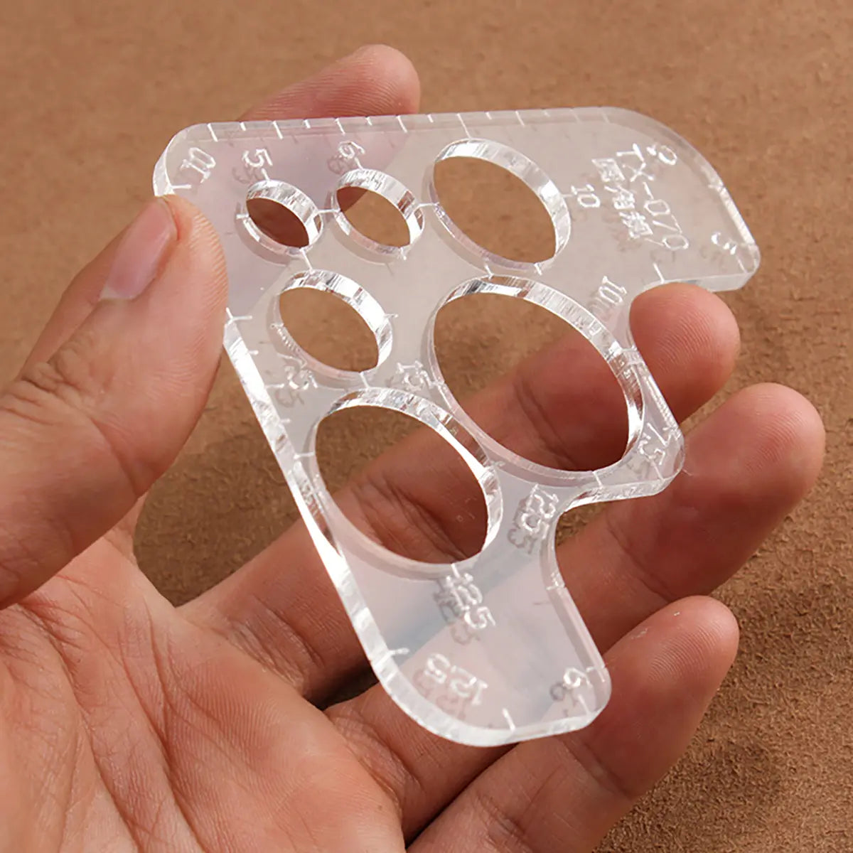 Acrylic Corner Radius and Circle Template.