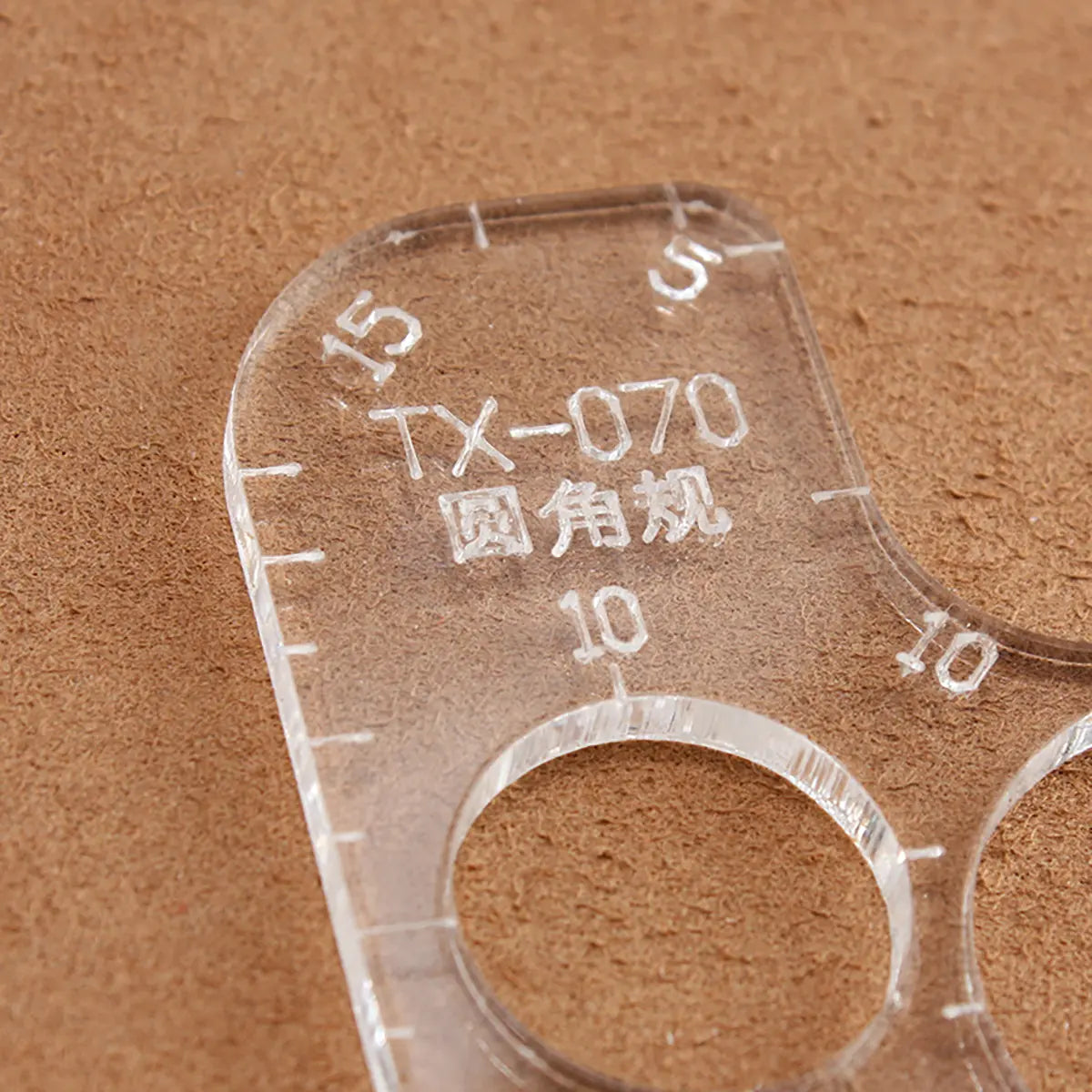 Acrylic Corner Radius and Circle Template.
