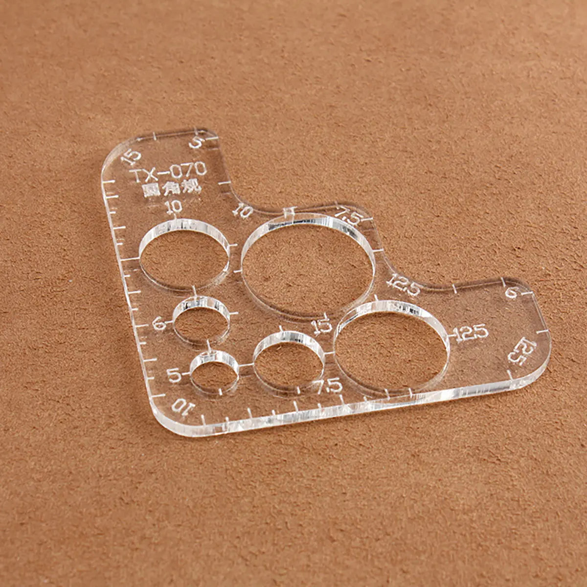 Acrylic Corner Radius and Circle Template.