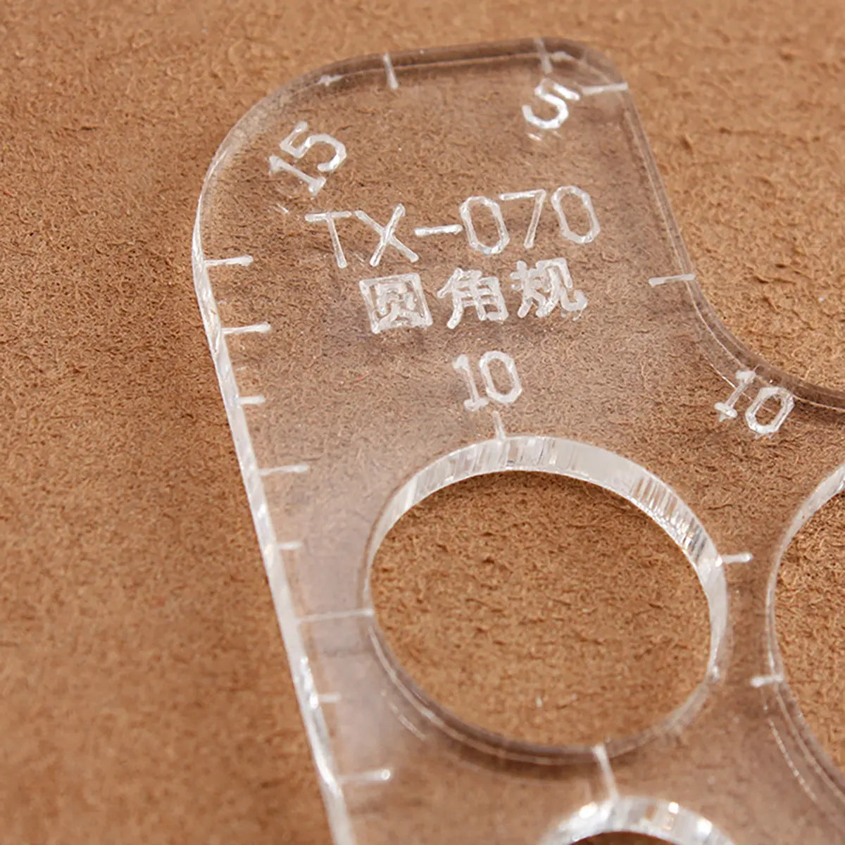 Acrylic Corner Radius and Circle Template.