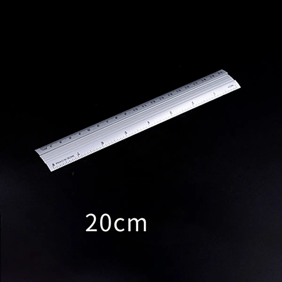 Aluminum 20cm or 8 inch Ruler.