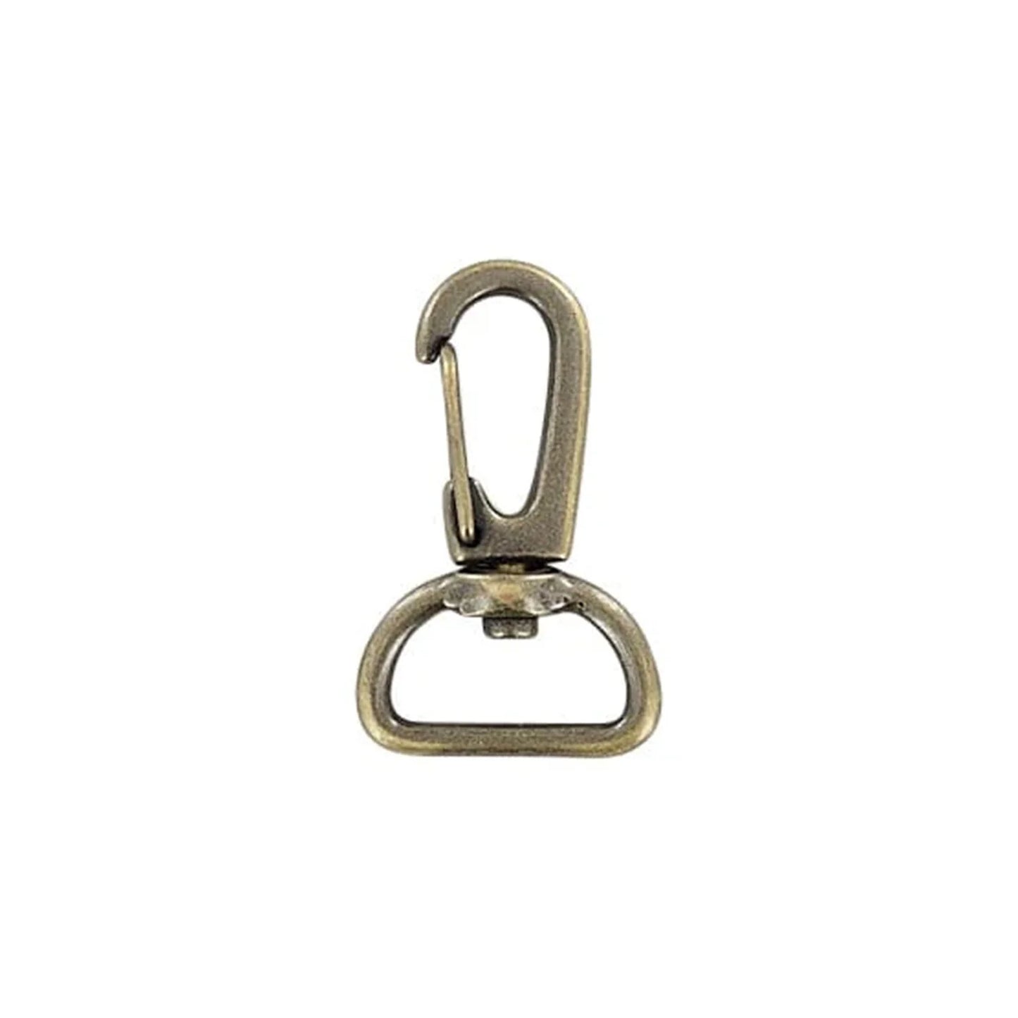 Antique Brass Lever Swivel Snap, 3/4 Inch.