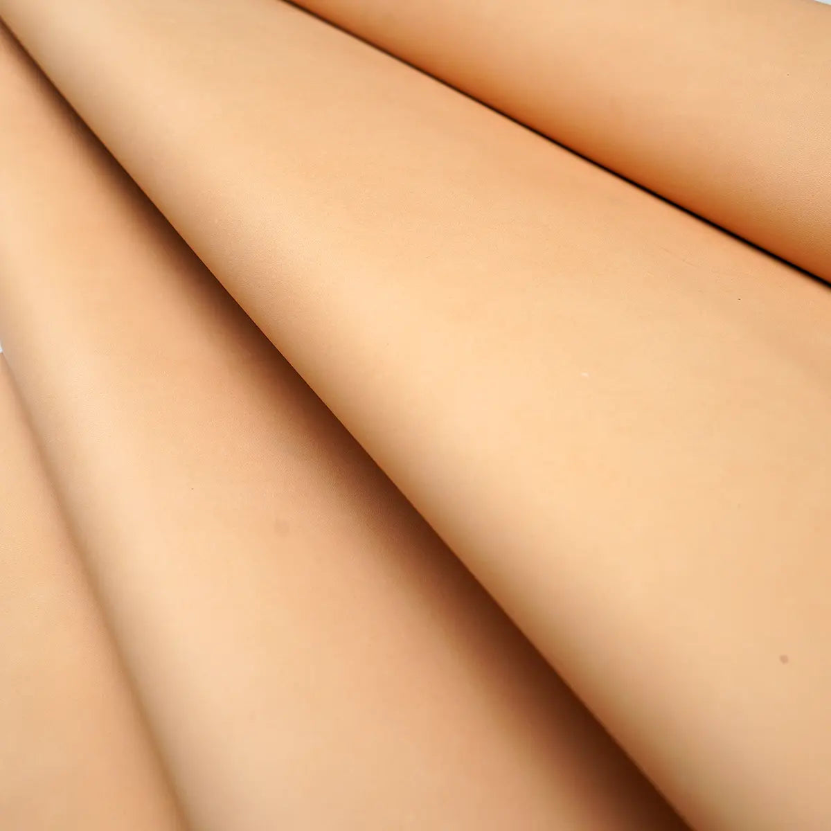 Natural Veg Tan Baby Calfskin Sides 2oz.