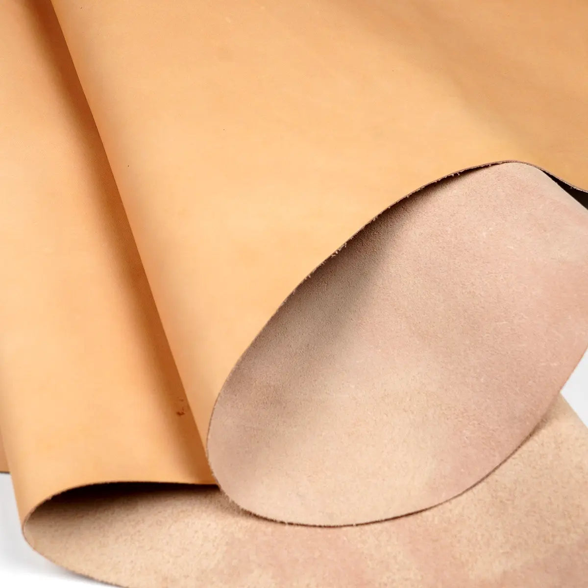 Natural Veg Tan Baby Calfskin Sides 2oz.