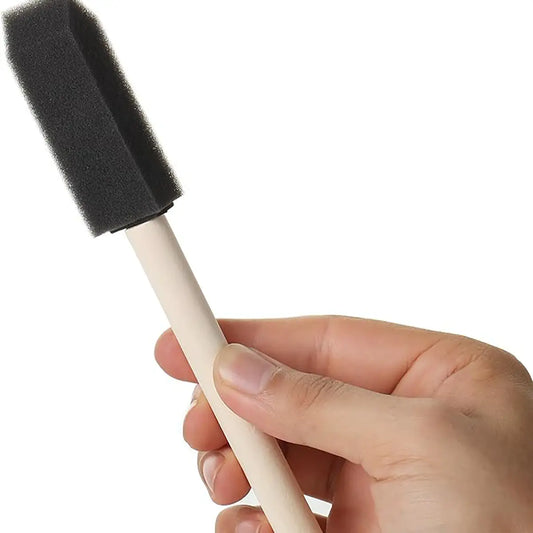 Bates 1 Inch Foam Brush, 10 Pack.