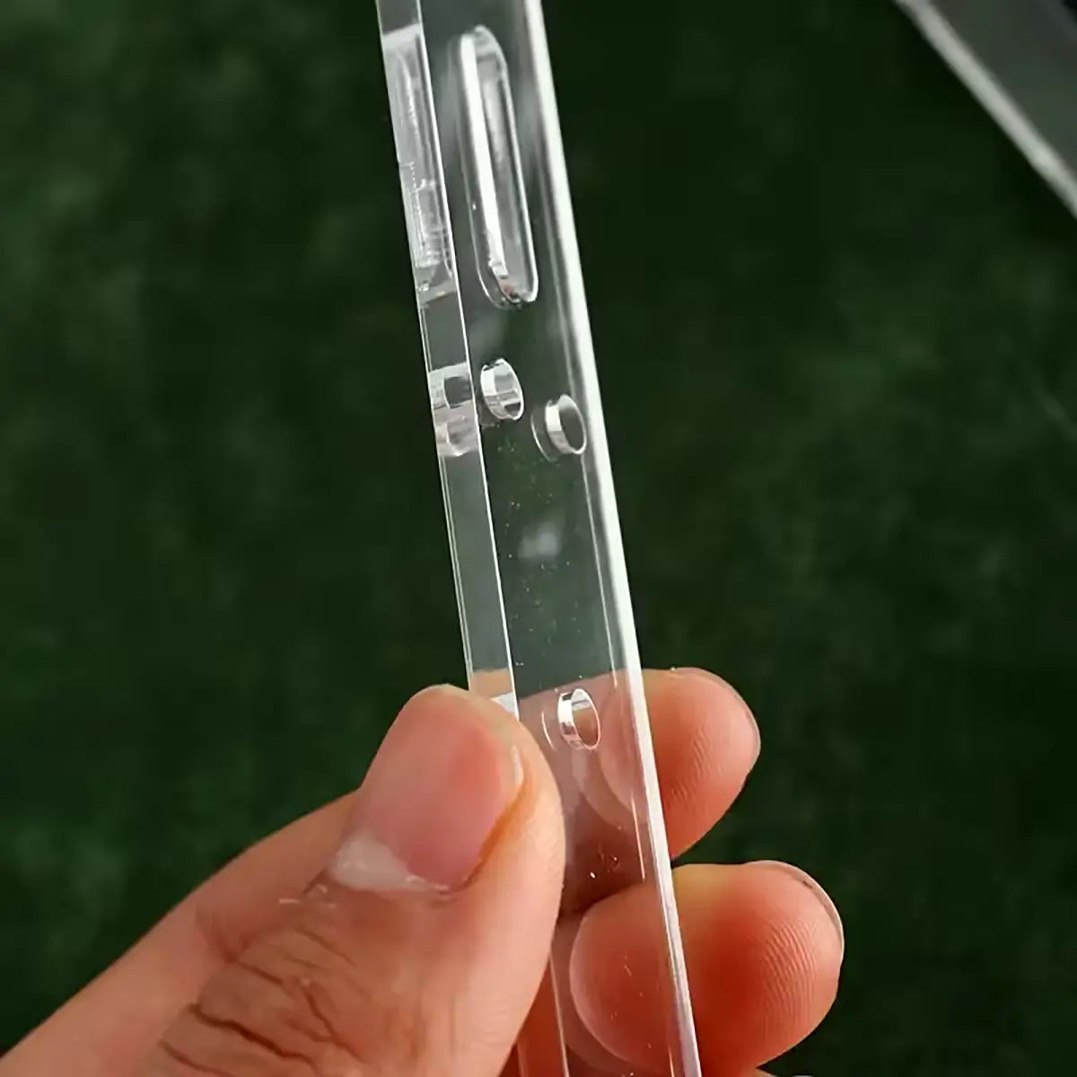 Belt End Clear Acrylic Templates - 5 Piece.
