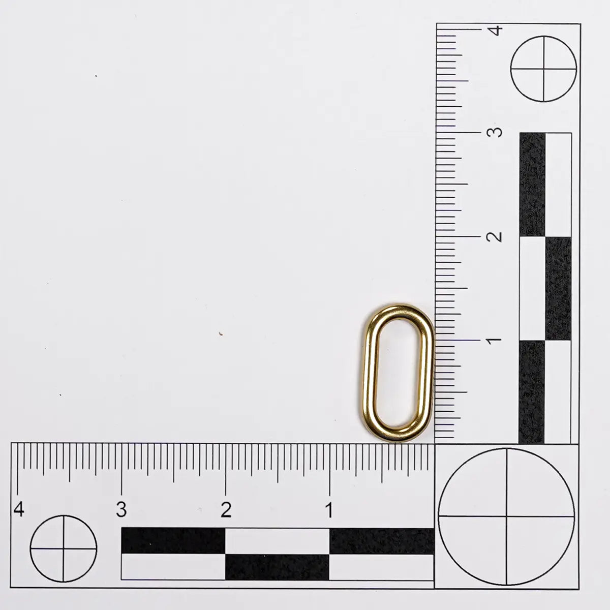 1" Single Slider Loop Solid Brass