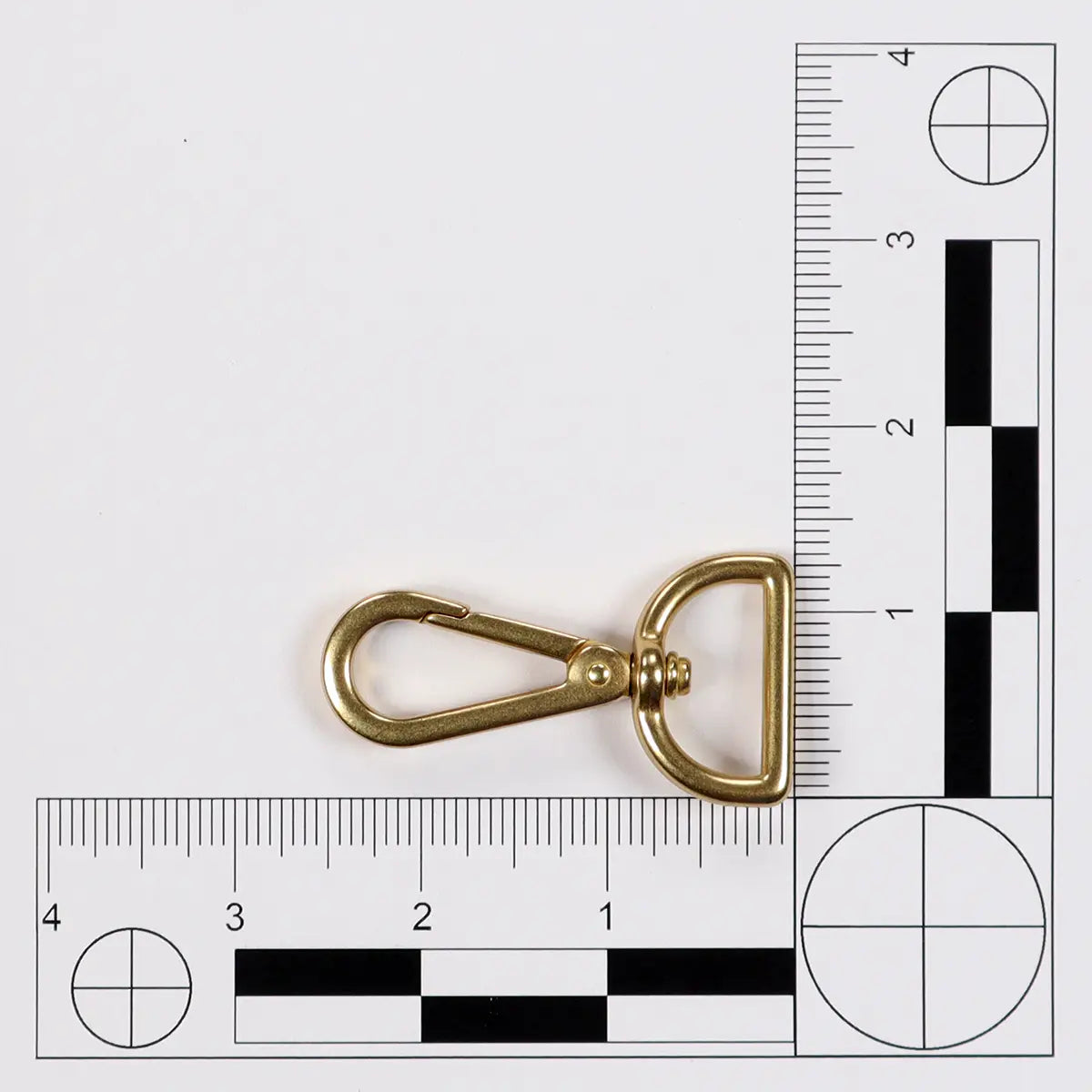 Solid Brass Swivel Snap, 1 Inch.