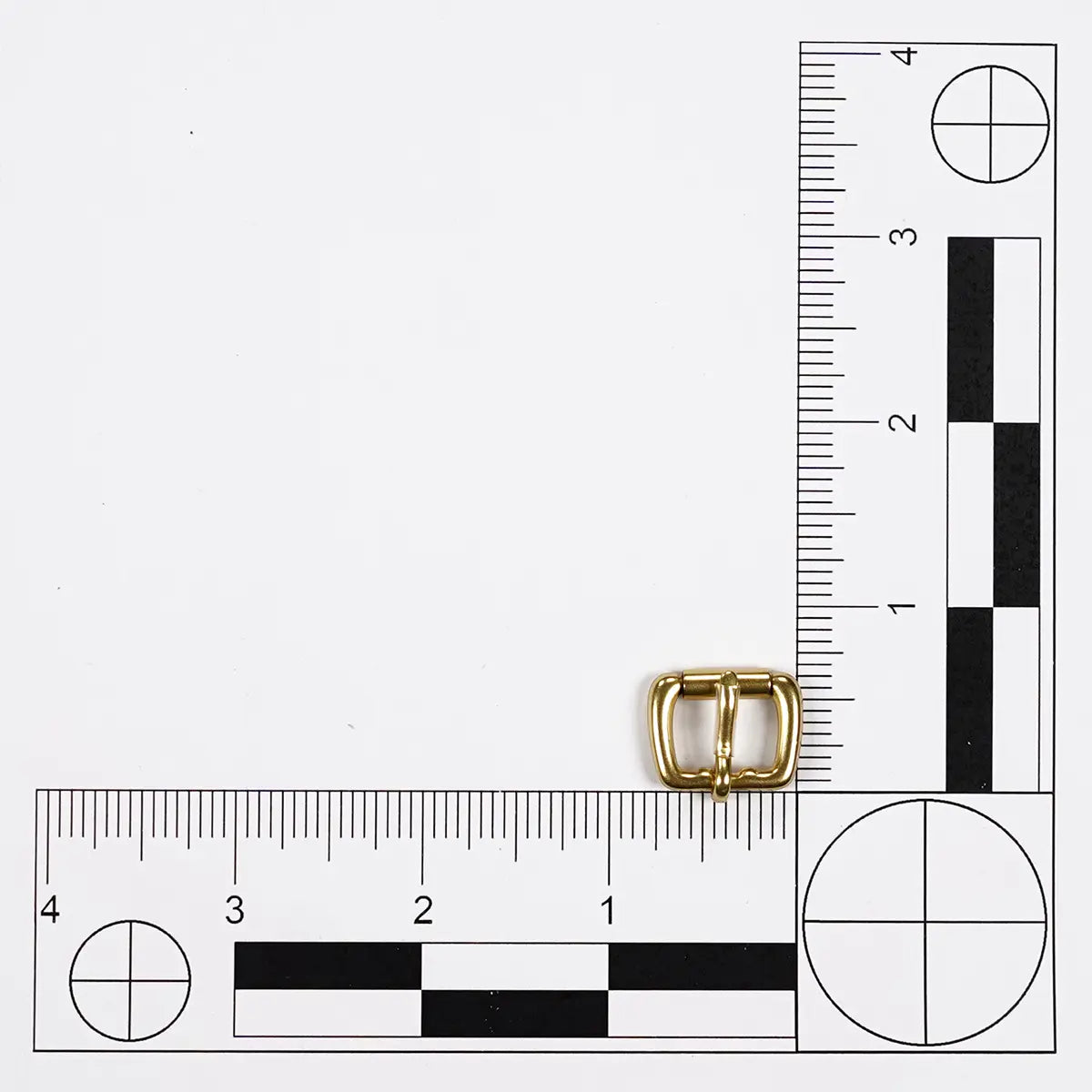 0.5 Inch Solid Brass Roller Buckle.