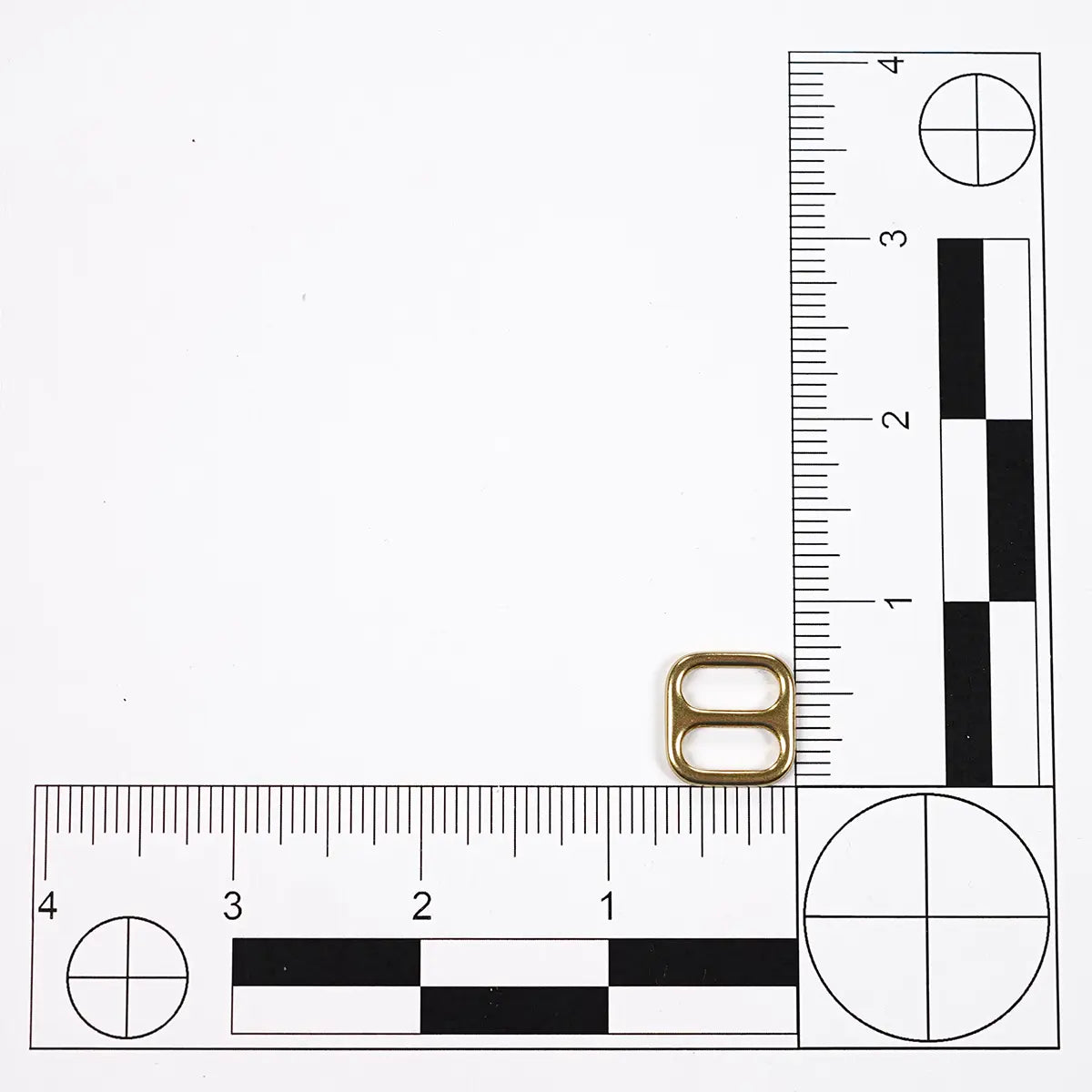 1/2" Double Slider Loop Solid Brass