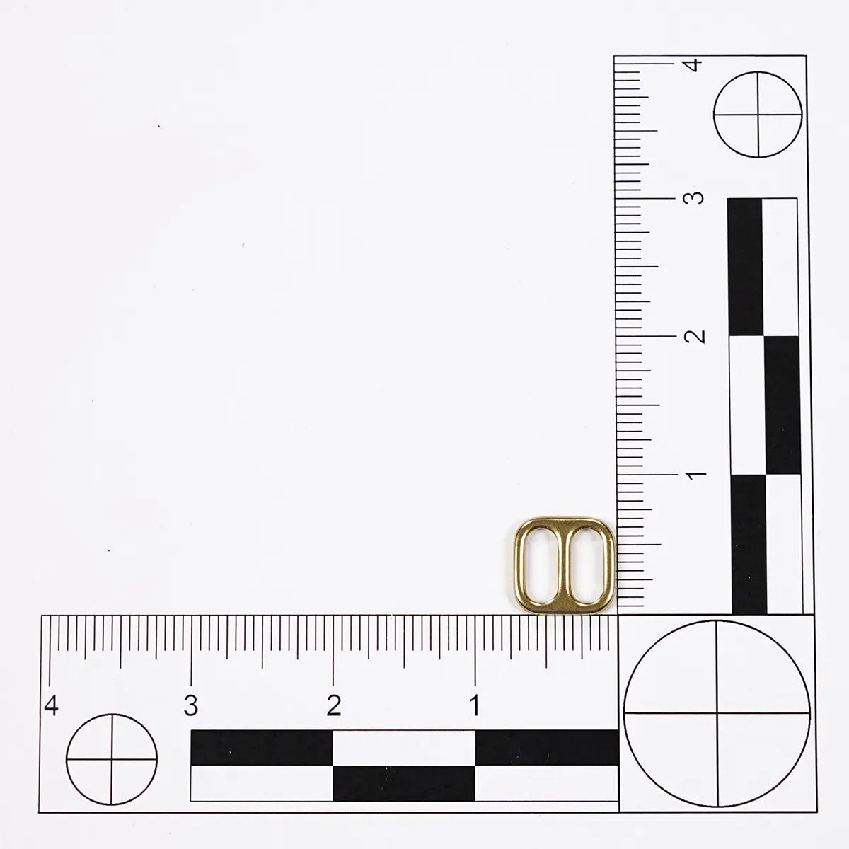 1/2" Double Slider Loop Solid Brass
