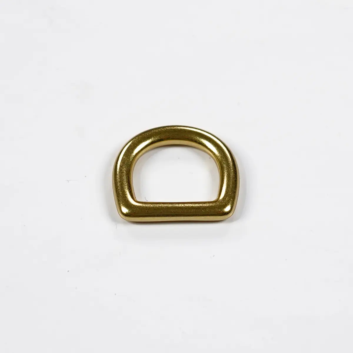 1/2" Solid Brass Modern D-Ring