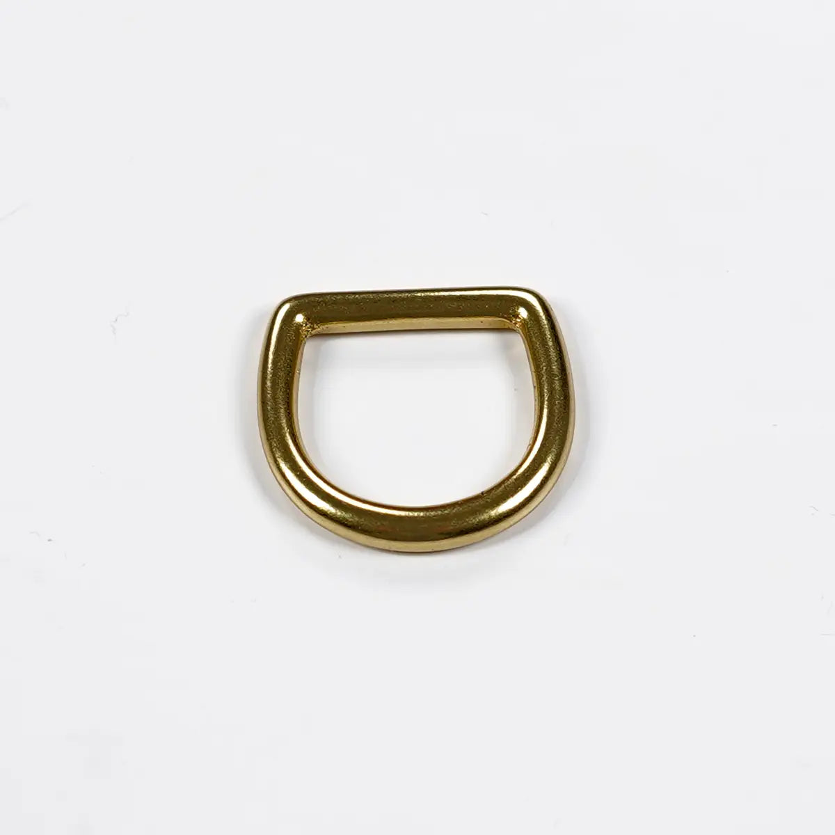 3/4" Solid Brass Modern D-Ring