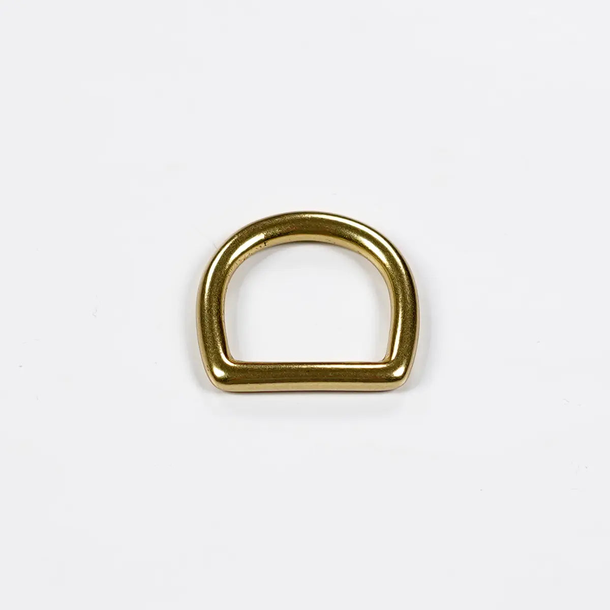 3/4" Solid Brass Modern D-Ring