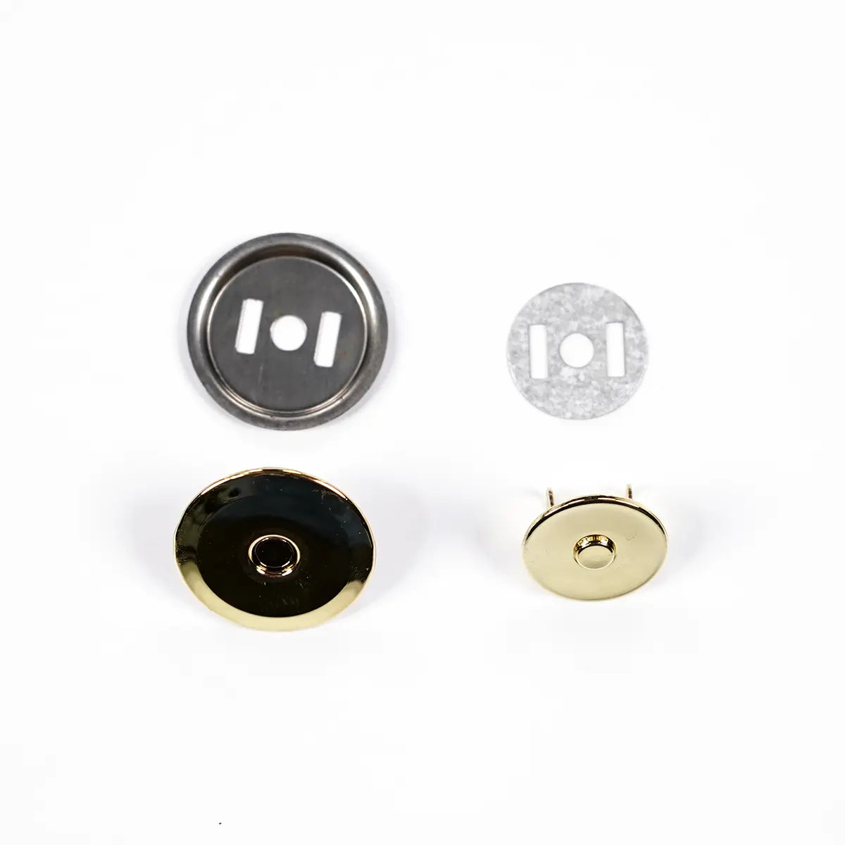 21mm Brass Round Magnetic Snap.