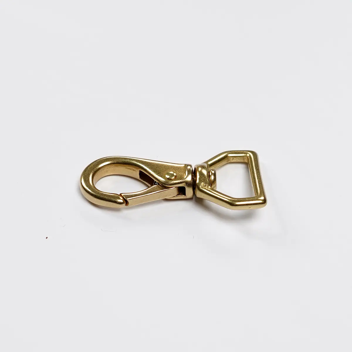 Small Swivel Snap Solid Brass, 0.75 Inch.