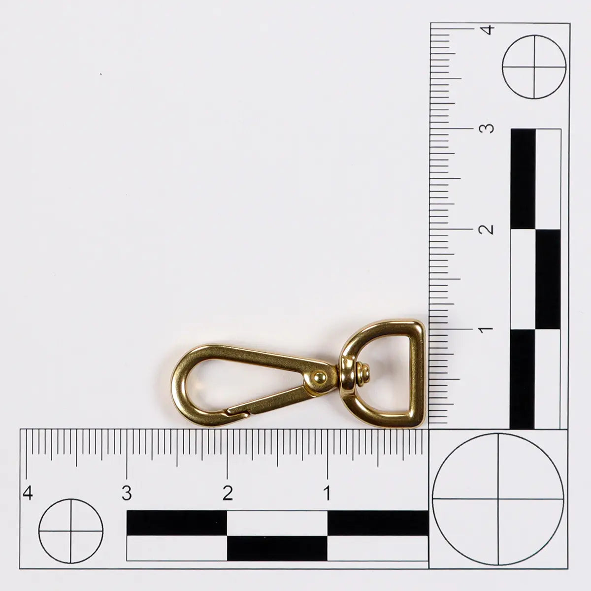 Solid Brass Swivel Snap, 0.75 Inch.
