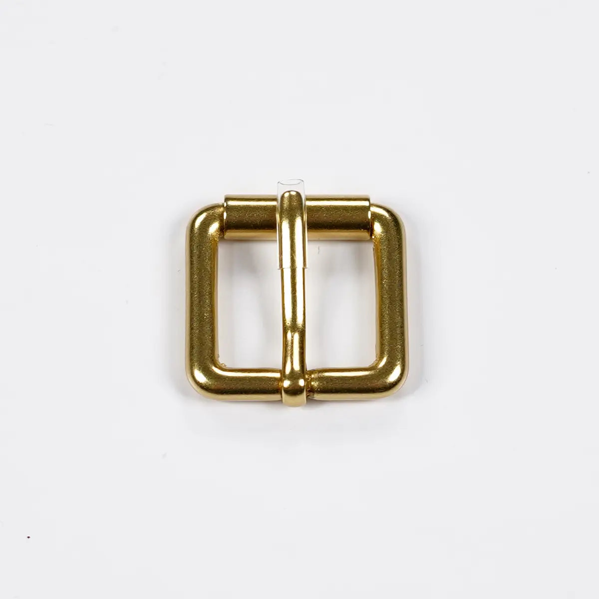 0.75 Inch Solid Brass Roller Bar Buckle.