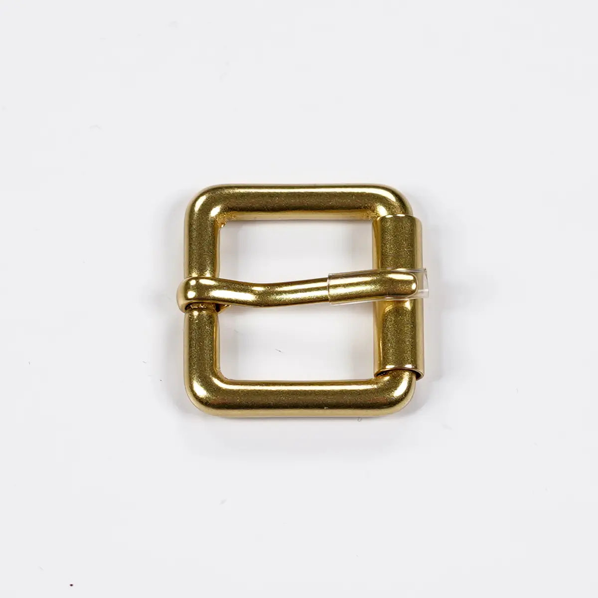 Solid Brass Roller Bar Buckle, 0.75 Inch.