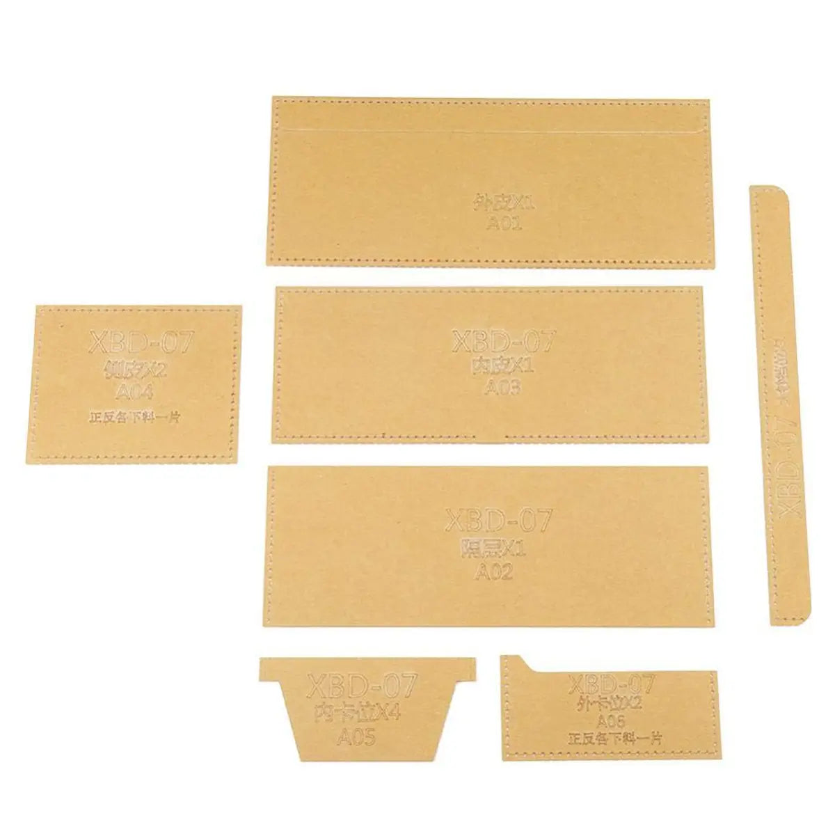 Bifold Wallet Acrylic Template