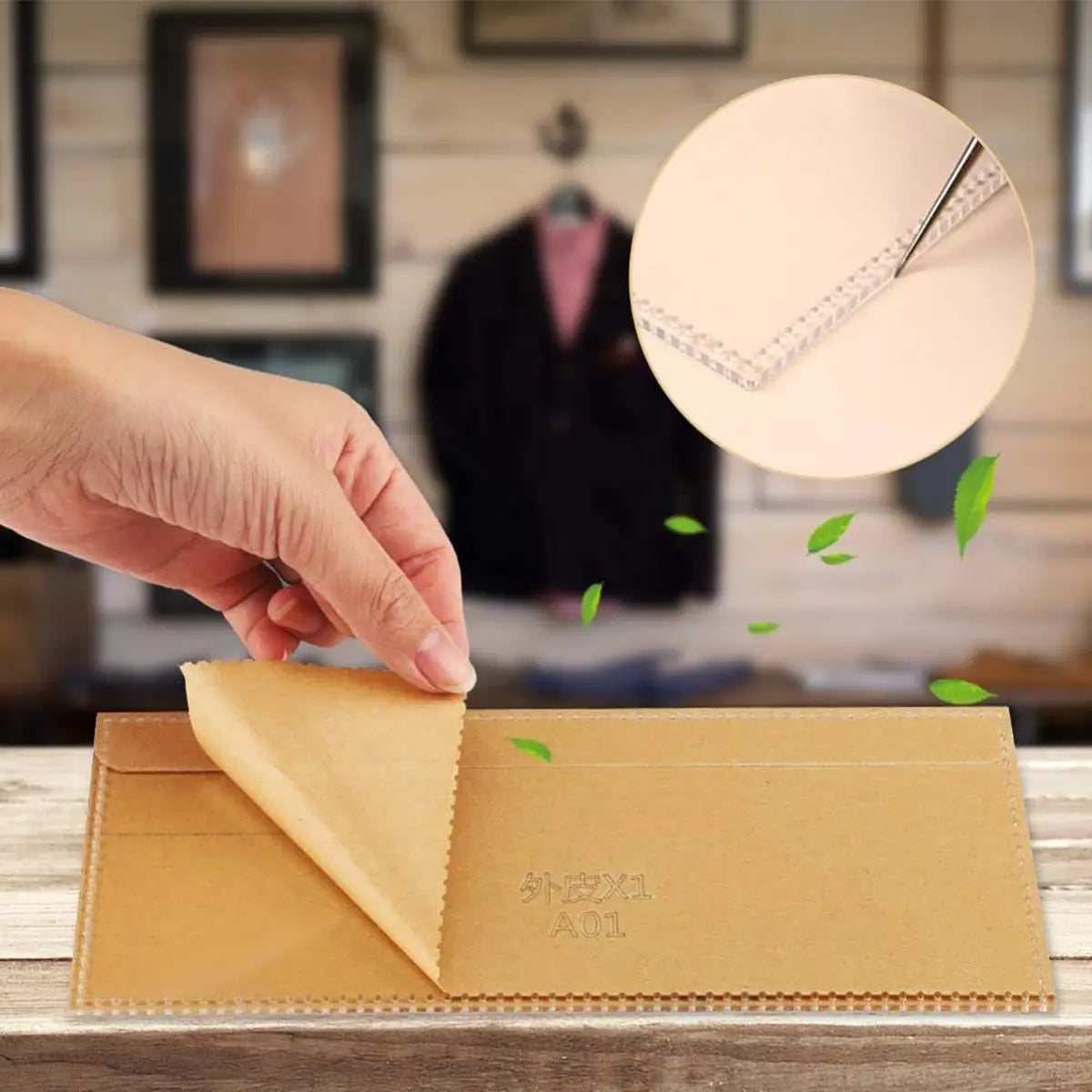 Bifold Wallet Acrylic Template