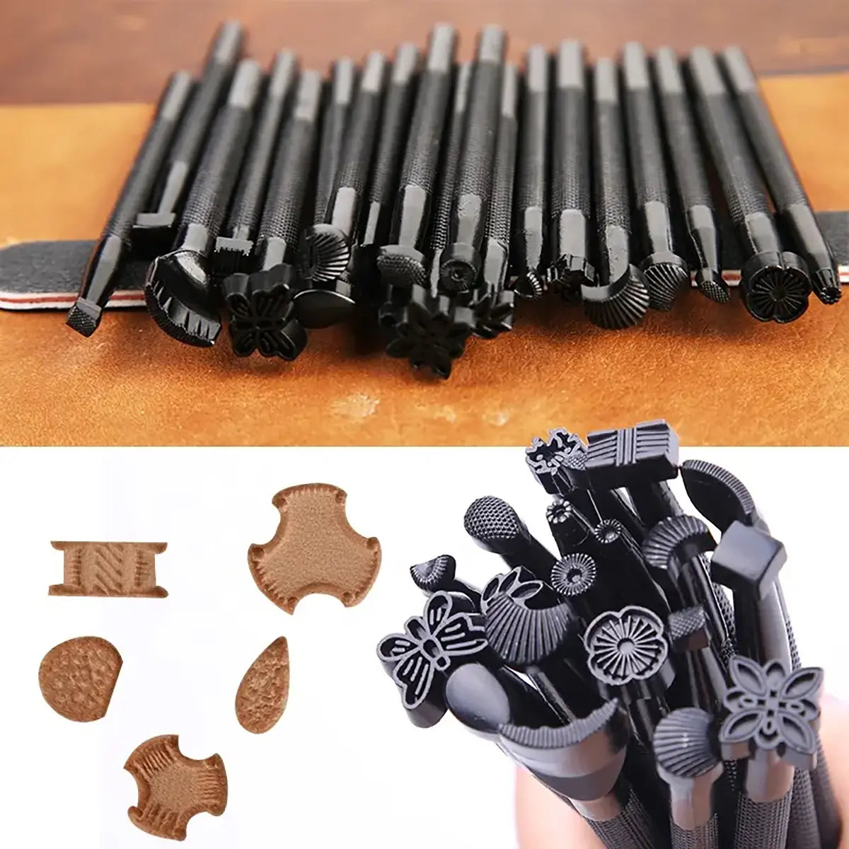 Leather Tool Stamping 20 Piece Set.