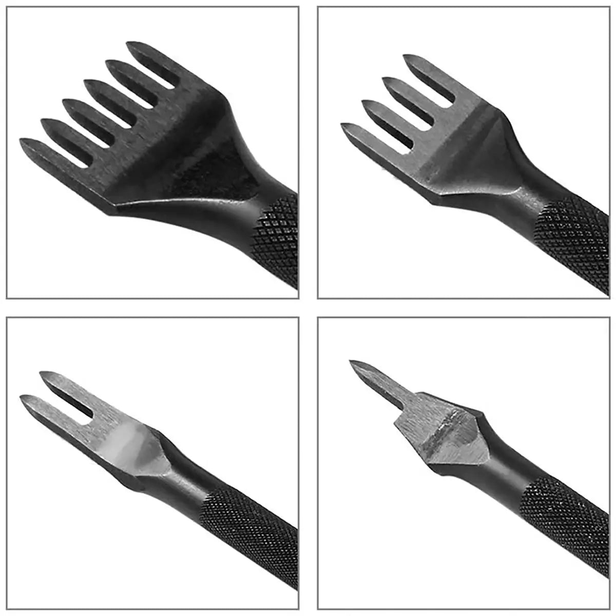 Black Stitching Chisel 4 Piece Set
