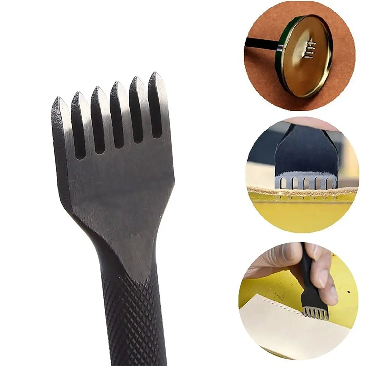 Black Stitching Chisel 4 Piece Set
