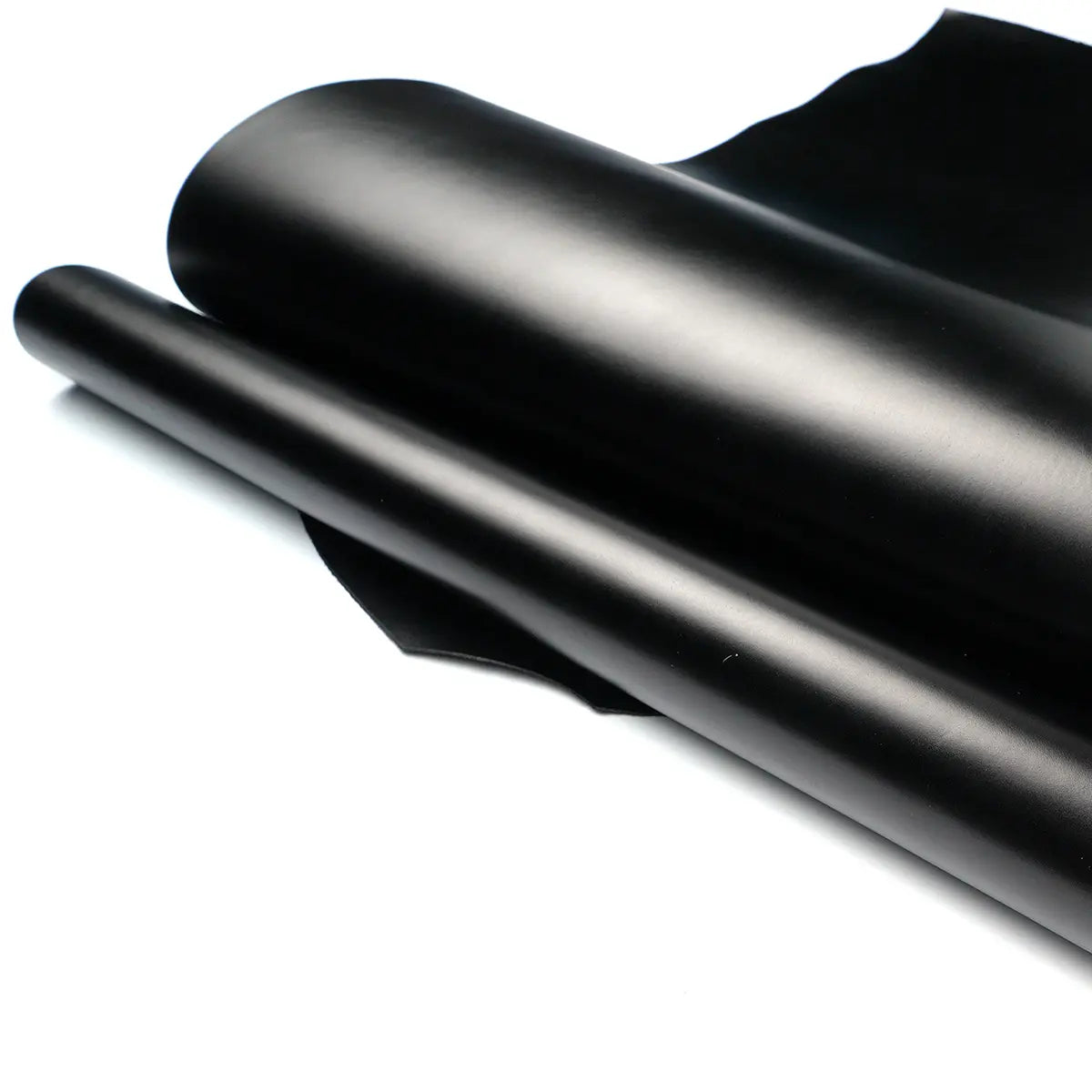 Italian Box Calf Leather 3.5oz Side - Black.
