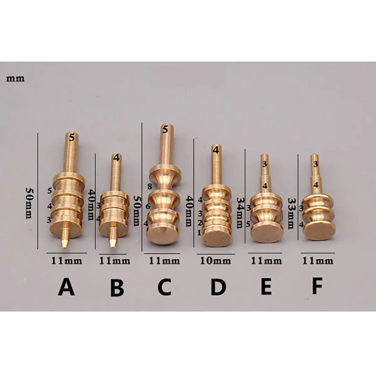 Brass Iron Head Slicker Burnishers