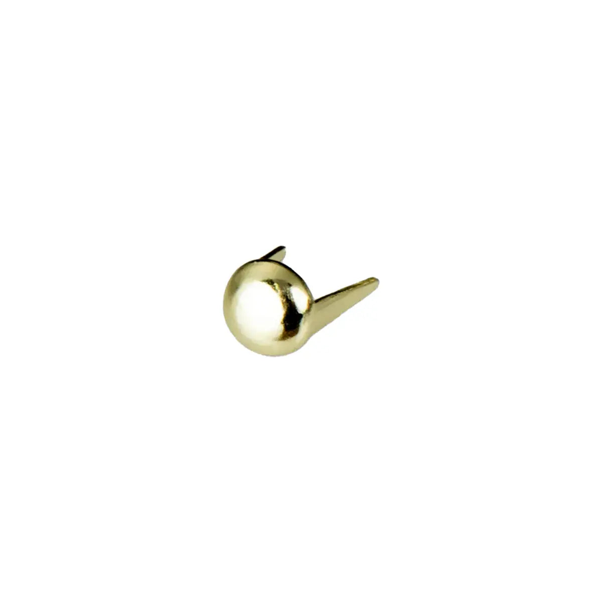 Brass Plated Round Spots 100 Pack, 4mm.