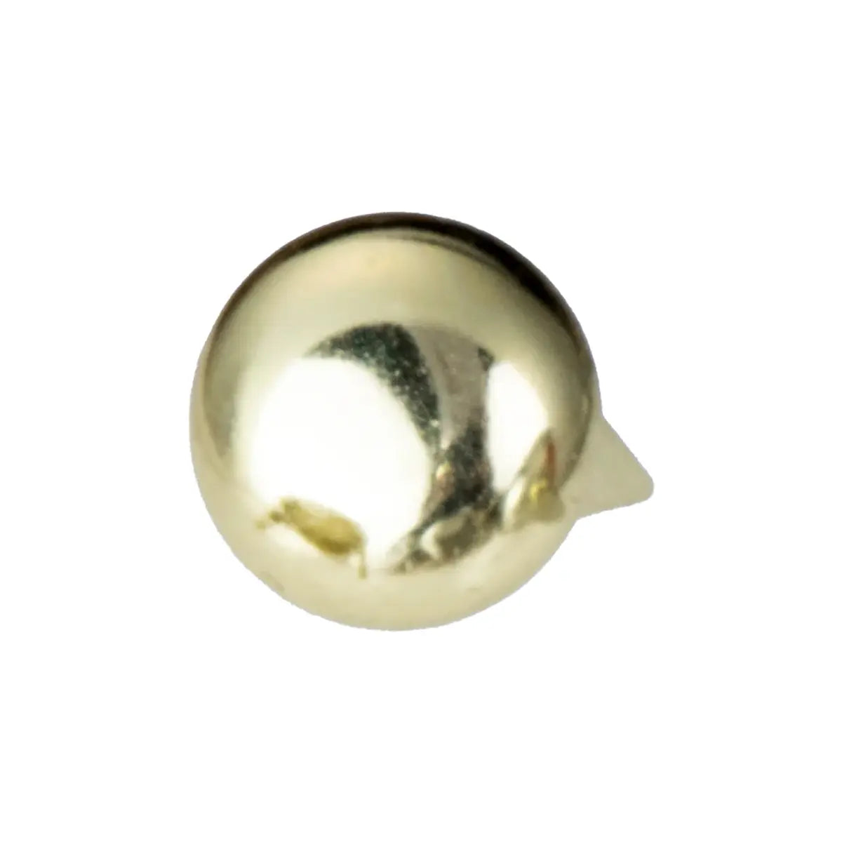 Brass Plated Round Spots 100 Pack, 12.5mm.